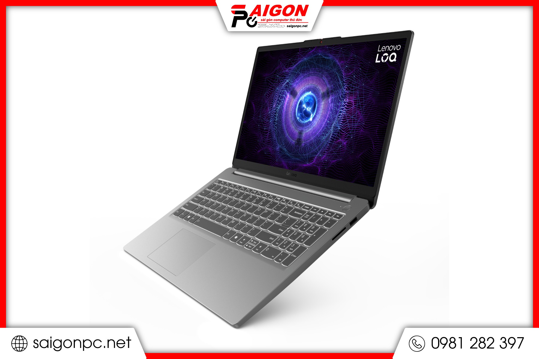 Laptop Gaming Lenovo LOQ 15IAX9E - 15.6" FHD 144Hz / I5-12450HX / RTX 3050 6G / 16GB / 512GB M.2